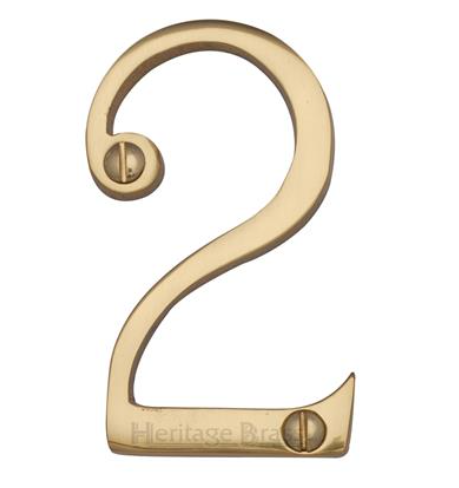 Solid Brass - Numerals