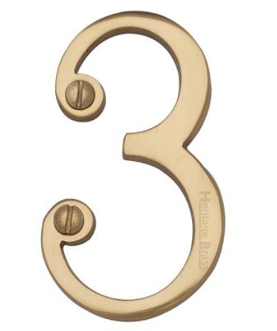 Solid Brass - Numerals