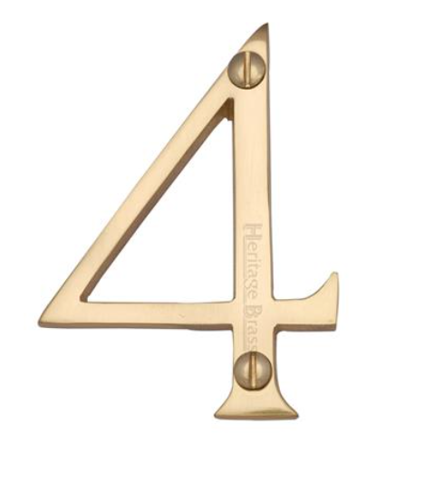 Solid Brass - Numerals