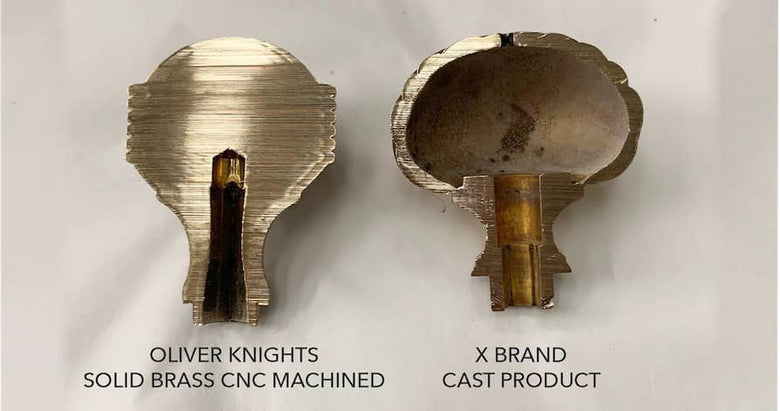 Solid Brass VS Cast