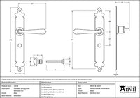 Cromwell Lever Bathroom Set