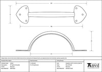 8" Gothic D Handle
