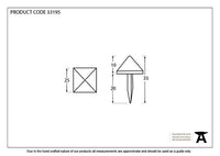 Large Pyramid Door Stud