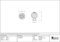 Twist Cabinet Knob
