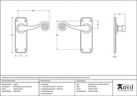Monkeytail Lever Latch Set
