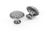 Large Hammered Cabinet Knob