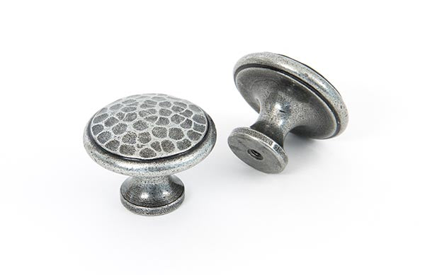Large Hammered Cabinet Knob