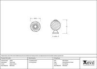 Twist Cabinet Knob