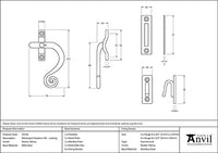 Right-Handed Locking Monkeytail Fastener