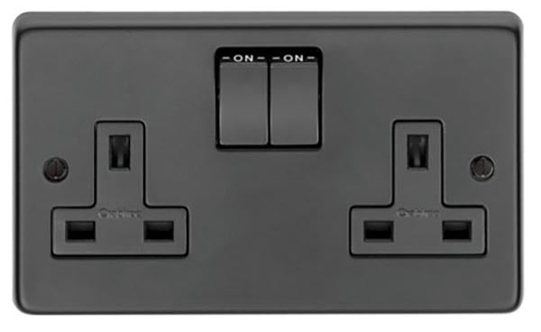 13 Amp Switched Socket Double