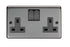 13 Amp Switched Socket Double