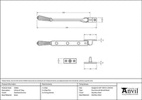 8" Hinton Stay