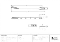 10" Hammered Newbury Stay