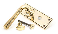 Hammered Newbury Lever Bathroom Set