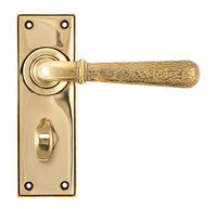 Hammered Newbury Lever Bathroom Set