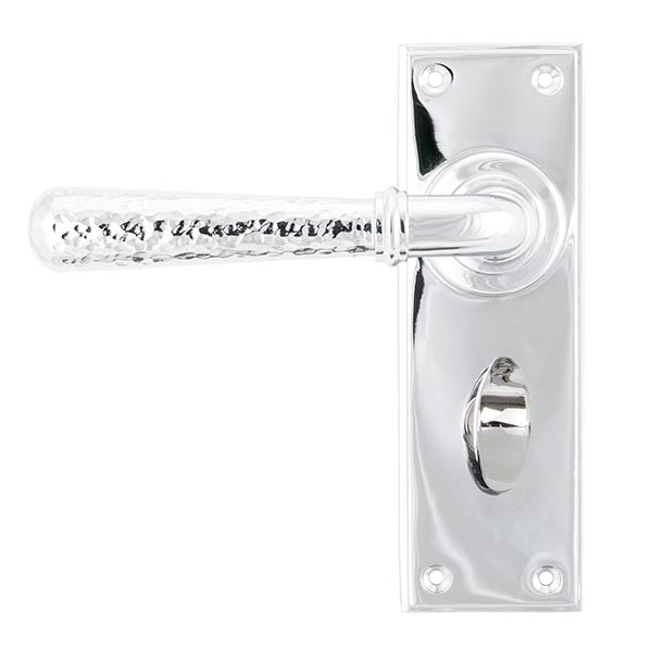 Hammered Newbury Lever Bathroom Set