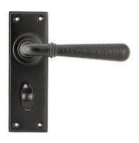 Hammered Newbury Lever Bathroom Set