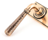 Hammered Newbury Lever Bathroom Set