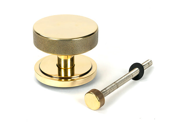 Brompton Centre Door Knob Art Deco Rose