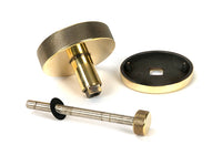 Brompton Centre Door Knob Art Deco Rose