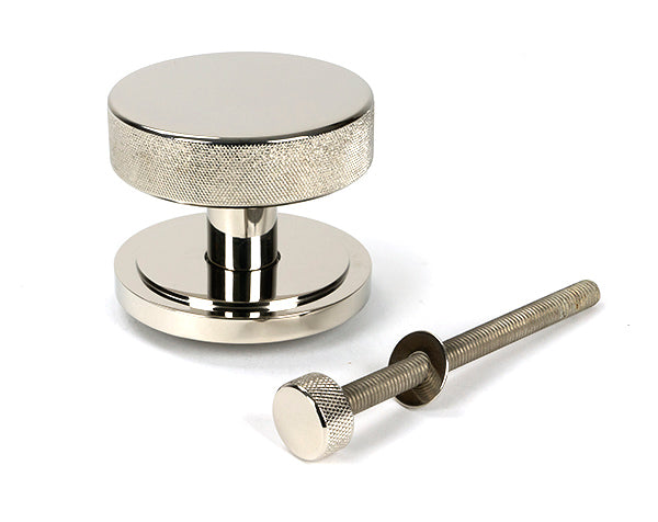 Brompton Centre Door Knob Art Deco Rose