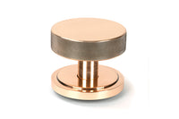 Brompton Centre Door Knob Art Deco Rose
