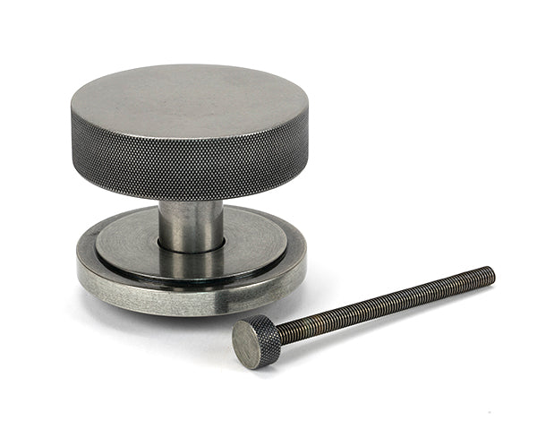 Brompton Centre Door Knob Art Deco Rose