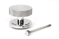 Brompton Centre Door Knob Art Deco Rose