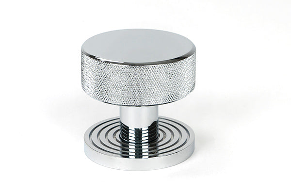 Brompton Mortice/Rim Knob Set Beehive Rose