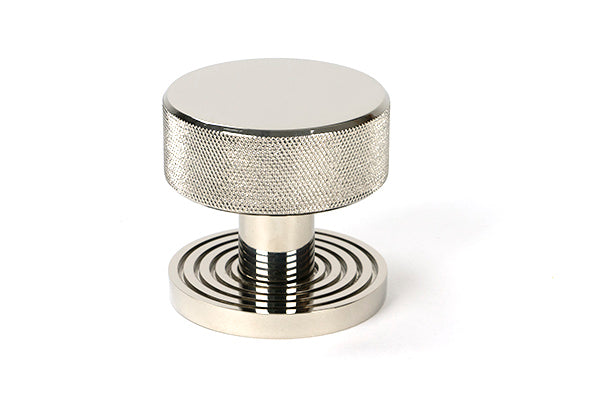 Brompton Mortice/Rim Knob Set Beehive Rose