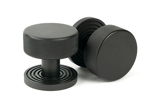 Brompton Mortice/Rim Knob Set Beehive Rose