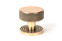 Brompton Mortice/Rim Knob Set Beehive Rose