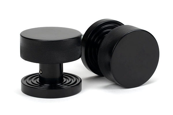 Brompton Mortice/Rim Knob Set Beehive Rose