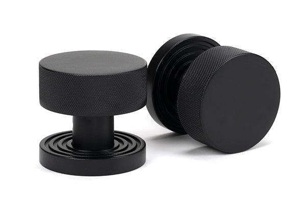 Brompton Mortice/Rim Knob Set Beehive Rose