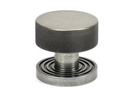 Brompton Mortice/Rim Knob Set Beehive Rose