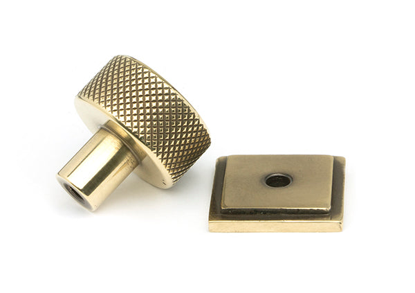 25mm Brompton Cabinet Knob Square Rose