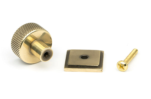 25mm Brompton Cabinet Knob Square Rose