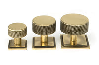 25mm Brompton Cabinet Knob Square Rose