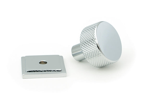 25mm Brompton Cabinet Knob Square Rose