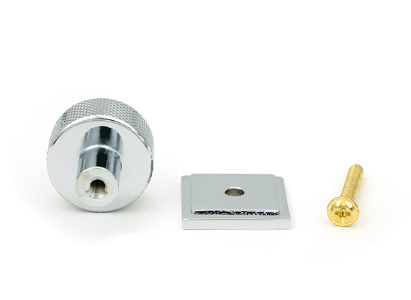 25mm Brompton Cabinet Knob Square Rose