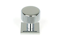 25mm Brompton Cabinet Knob Square Rose