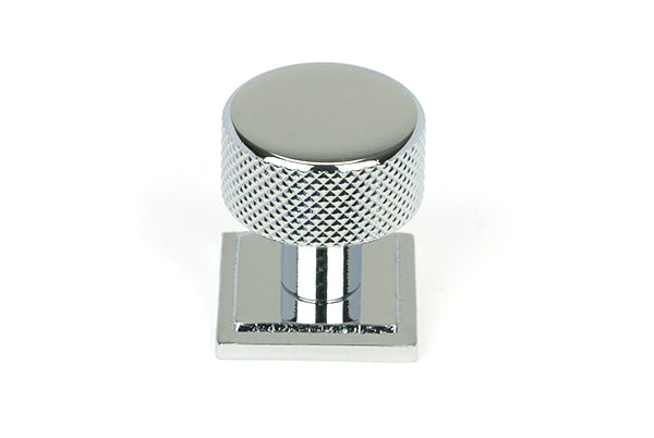 25mm Brompton Cabinet Knob Square Rose