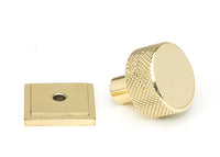 25mm Brompton Cabinet Knob Square Rose