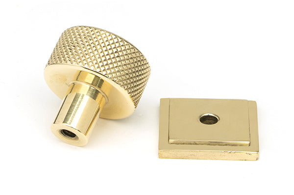 25mm Brompton Cabinet Knob Square Rose