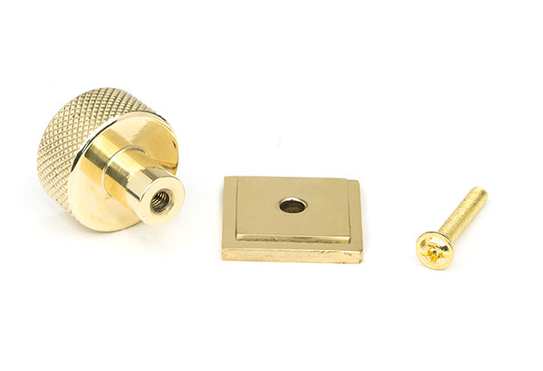 25mm Brompton Cabinet Knob Square Rose