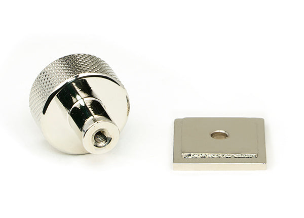 25mm Brompton Cabinet Knob Square Rose