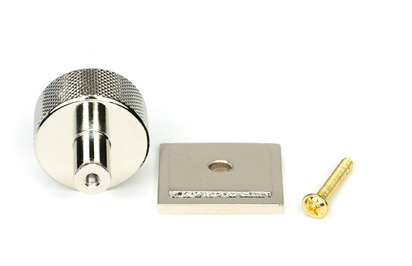 25mm Brompton Cabinet Knob Square Rose