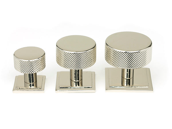 25mm Brompton Cabinet Knob Square Rose