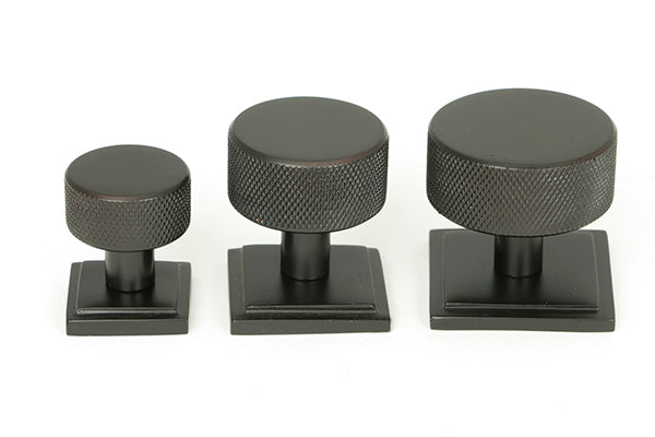 25mm Brompton Cabinet Knob Square Rose