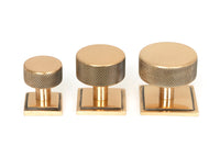 25mm Brompton Cabinet Knob Square Rose